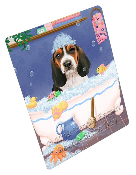 Rub A Dub Dog In A Tub Basset Hound Dog Refrigerator / Dishwasher Magnet RMAG108774