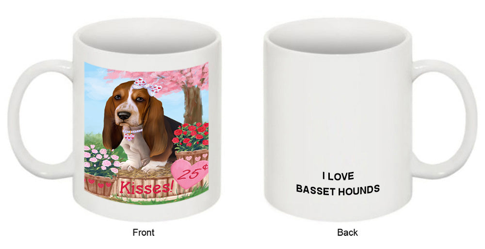 Rosie 25 Cent Kisses Basset Hound Dog Coffee Mug MUG51204