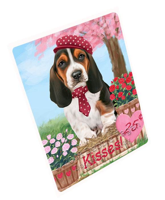 Rosie 25 Cent Kisses Basset Hound Dog Magnet MAG72558 (Small 5.5" x 4.25")