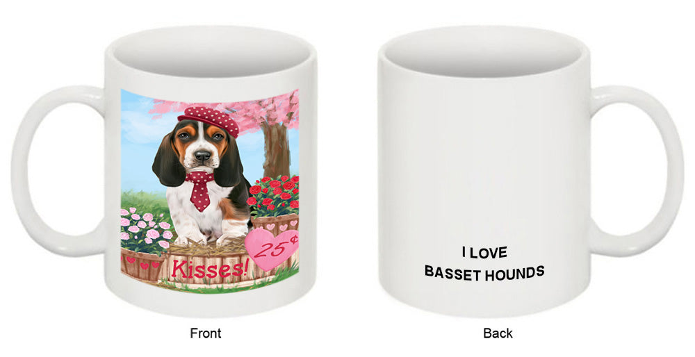 Rosie 25 Cent Kisses Basset Hound Dog Coffee Mug MUG51205