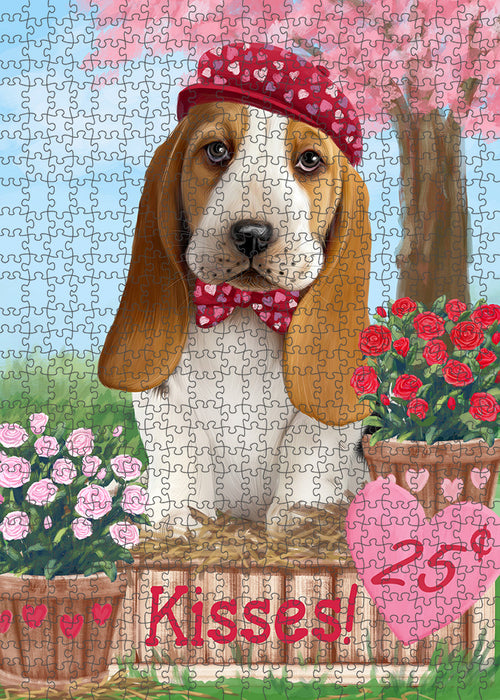 Rosie 25 Cent Kisses Basset Hound Dog Puzzle with Photo Tin PUZL91436