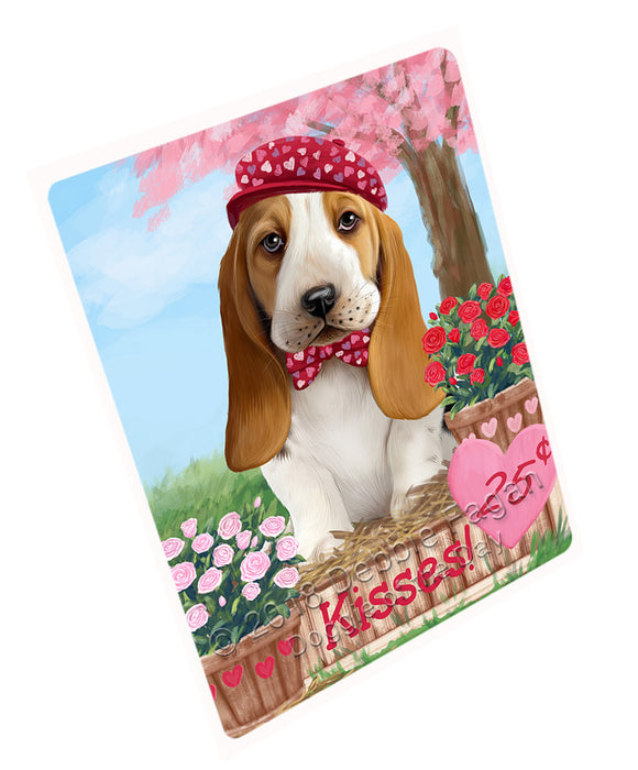 Rosie 25 Cent Kisses Basset Hound Dog Magnet MAG72561 (Small 5.5" x 4.25")