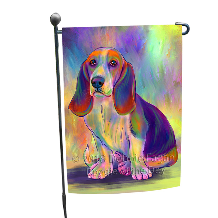 Paradise Wave Basset Hound Dog Garden Flag GFLG57319