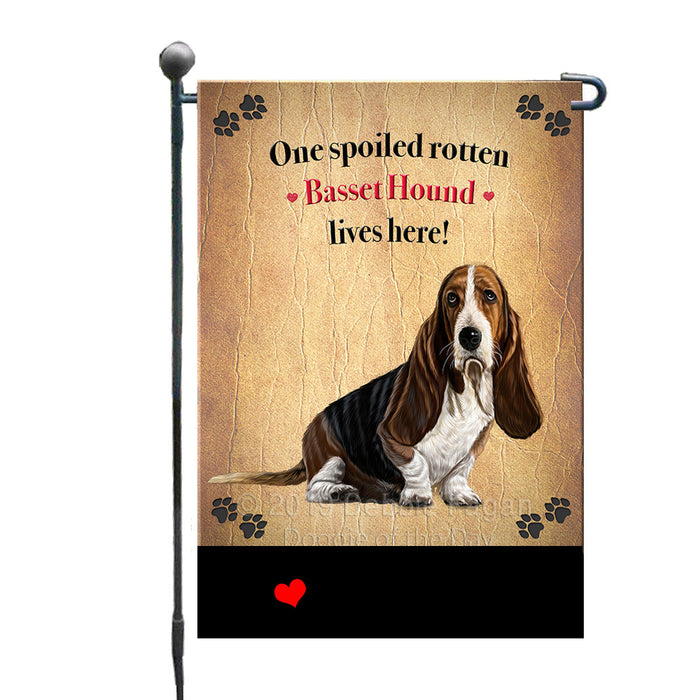 Personalized Spoiled Rotten Basset Hound Dog GFLG-DOTD-A63112