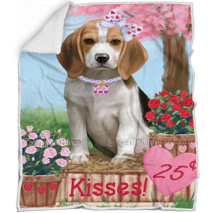 Rosie 25 Cent Kisses Beagle Dog Blanket BLNKT121701
