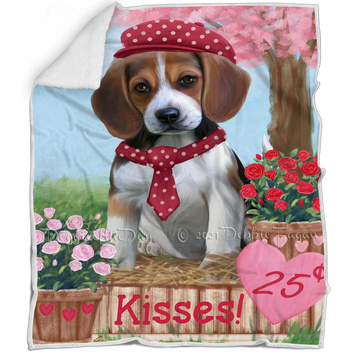 Rosie 25 Cent Kisses Beagle Dog Blanket BLNKT121710