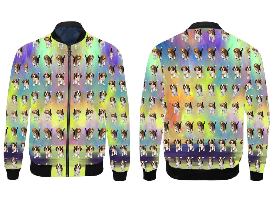 Paradise Wave Beagle Dogs All Over Print Wome's Jacket