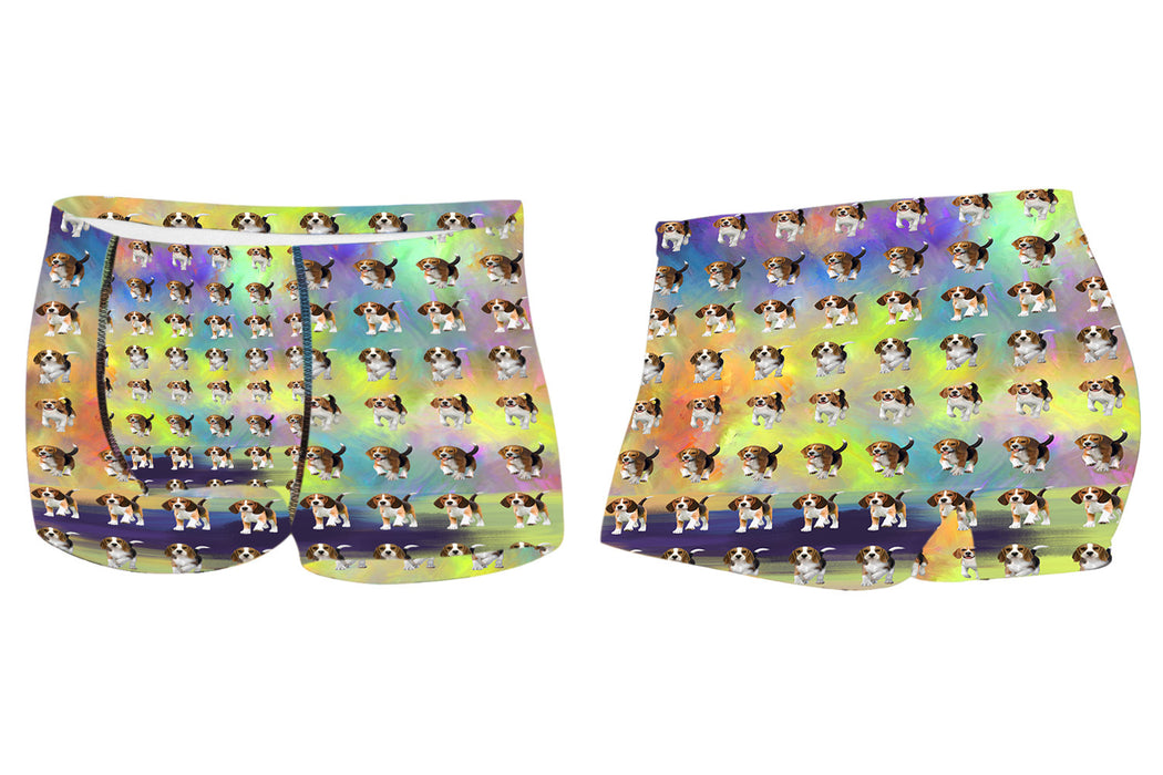 Paradise Wave Beagle DogsMen's All Over Print Boxer Briefs