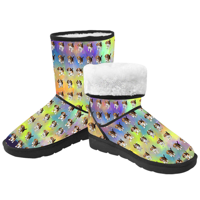 Paradise Wave Beagle Dogs  Kid's Snow Boots