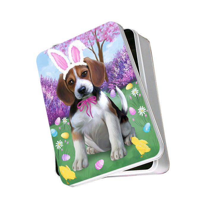 Beagle Dog Easter Holiday Photo Storage Tin PITN49045