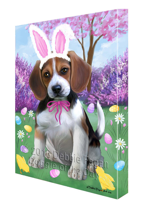 Beagle Dog Easter Holiday Canvas Wall Art CVS57018