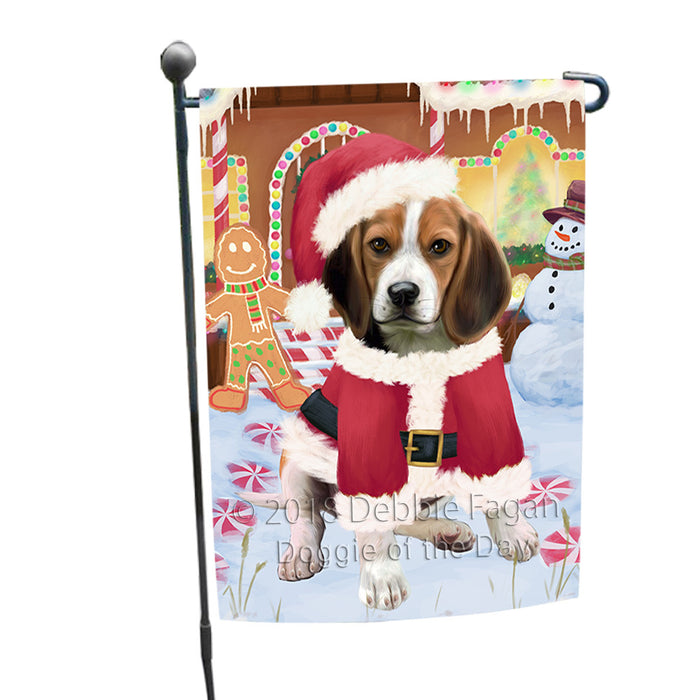 Christmas Gingerbread House Candyfest Beagle Dog Garden Flag GFLG56713