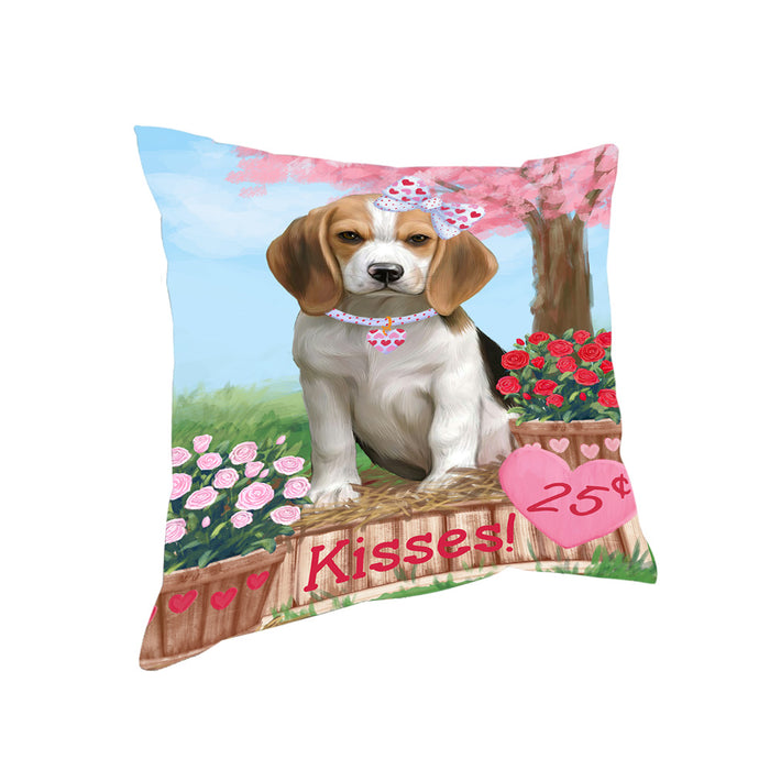Rosie 25 Cent Kisses Beagle Dog Pillow PIL72164