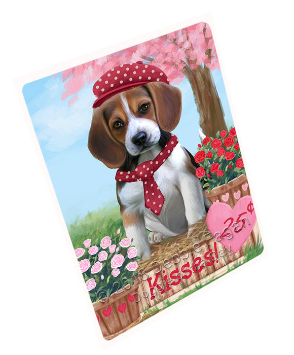 Rosie 25 Cent Kisses Beagle Dog Large Refrigerator / Dishwasher Magnet RMAG97128
