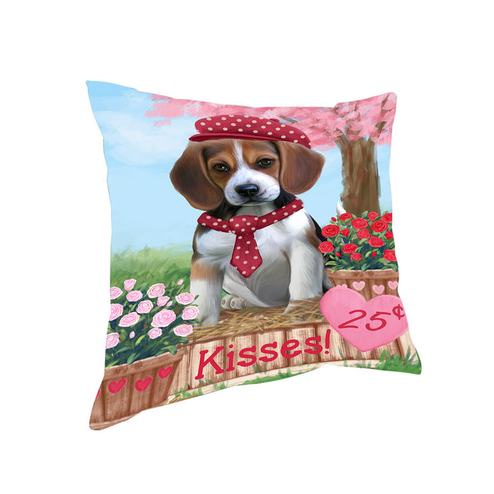 Rosie 25 Cent Kisses Beagle Dog Pillow PIL72168