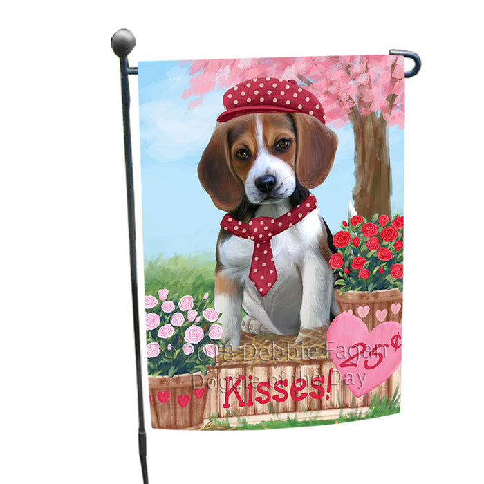 Rosie 25 Cent Kisses Beagle Dog Garden Flag GFLG56358