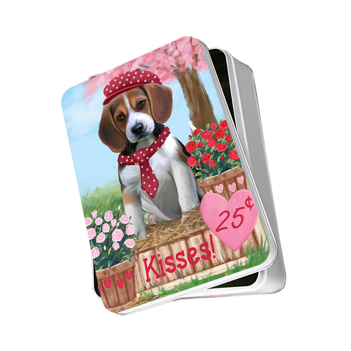Rosie 25 Cent Kisses Beagle Dog Photo Storage Tin PITN55753