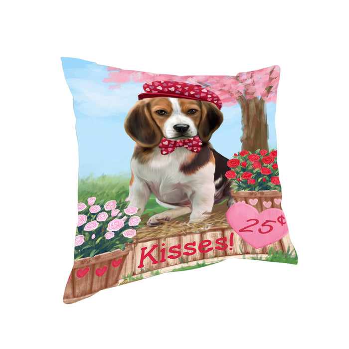 Rosie 25 Cent Kisses Beagle Dog Pillow PIL72172