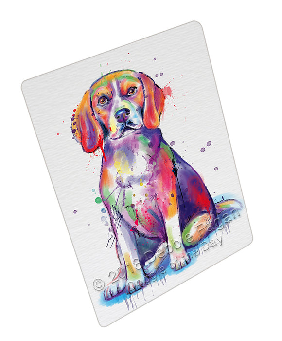 Watercolor Beagle Dog Mini Magnet MAG76654