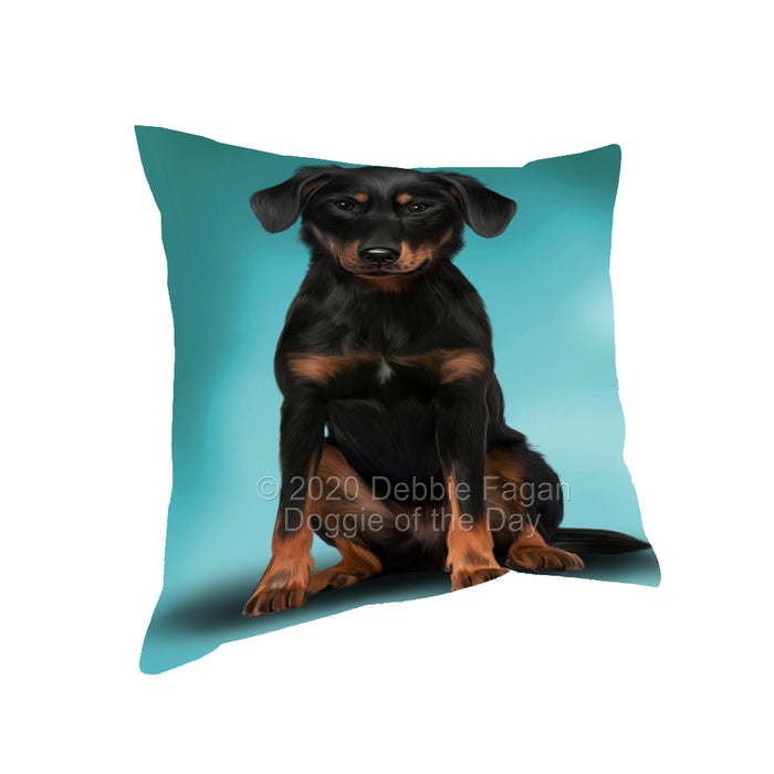 Beauceron Dog Pillow with Top Quality High-Resolution Images - Ultra Soft Pet Pillows for Sleeping - Reversible & Comfort - Ideal Gift for Dog Lover - Cushion for Sofa Couch Bed - 100% Polyester