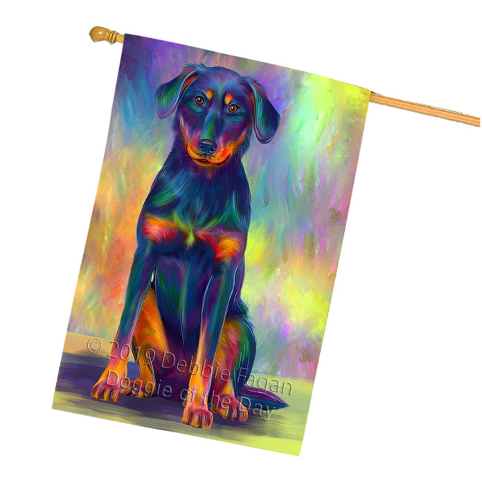 Paradise Wave Beauceron Dog House Flag FLG66446