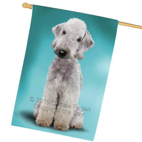 Bedlington terrier Dog House Flag FLG65569