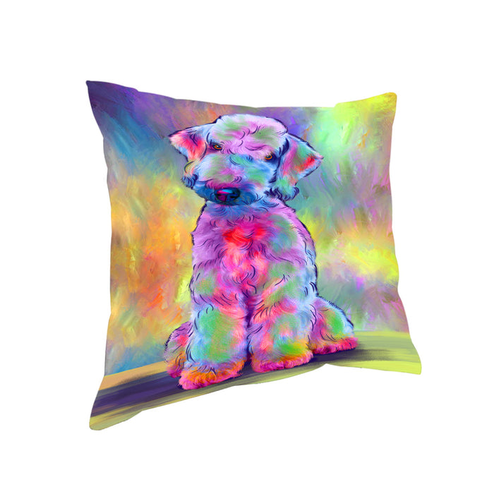 Paradise Wave Bedlington Terrier Dog Pillow with Top Quality High-Resolution Images - Ultra Soft Pet Pillows for Sleeping - Reversible & Comfort - Ideal Gift for Dog Lover - Cushion for Sofa Couch Bed - 100% Polyester