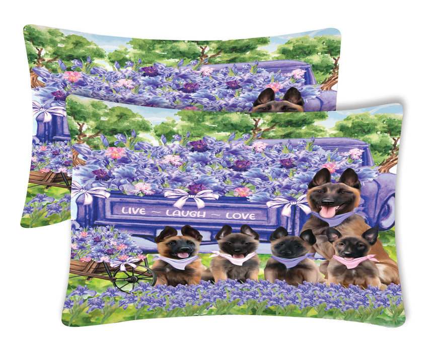 Belgian Malinois Pillow Case, Explore a Variety of Designs, Personalized, Soft and Cozy Pillowcases Set of 2, Custom, Dog Lover's Gift