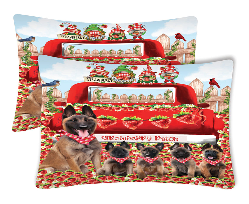 Belgian Malinois Pillow Case: Explore a Variety of Personalized Designs, Custom, Soft and Cozy Pillowcases Set of 2, Pet & Dog Gifts