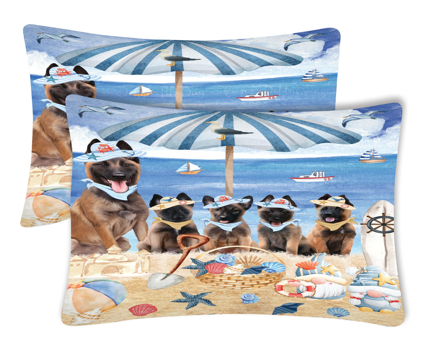 Belgian Malinois Pillow Case: Explore a Variety of Custom Designs, Personalized, Soft and Cozy Pillowcases Set of 2, Gift for Pet and Dog Lovers