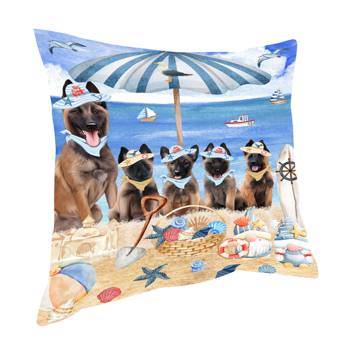 Belgian Malinois Pillow: Cushion for Sofa Couch Bed Throw Pillows, Personalized, Explore a Variety of Designs, Custom, Pet and Dog Lovers Gift
