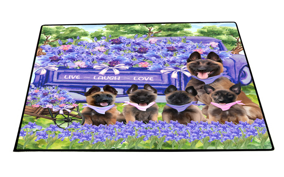 Belgian Malinois Floor Mat: Explore a Variety of Designs, Anti-Slip Doormat for Indoor and Outdoor Welcome Mats, Personalized, Custom, Pet and Dog Lovers Gift