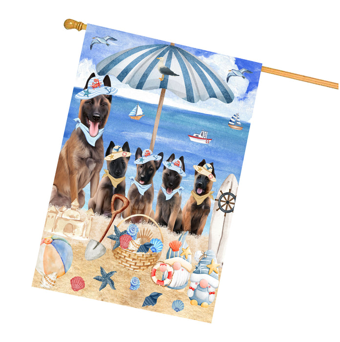 Belgian Malinois Dogs House Flag, Double-Sided Home Outside Yard Decor, Explore a Variety of Designs, Custom, Weather Resistant, Personalized, Gift for Dog and Pet Lovers