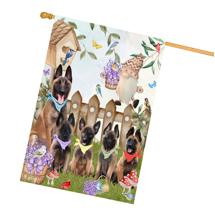 Belgian Malinois Dogs House Flag: Explore a Variety of Designs, Custom, Personalized, Weather Resistant, Double-Sided, Home Outside Yard Decor for Dog and Pet Lovers