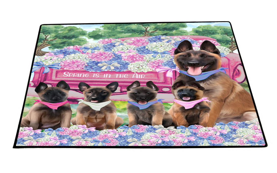 Belgian Malinois Floor Mat: Explore a Variety of Designs, Anti-Slip Doormat for Indoor and Outdoor Welcome Mats, Personalized, Custom, Pet and Dog Lovers Gift