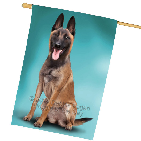 Belgian Malinoi Dog House Flag FLG65570