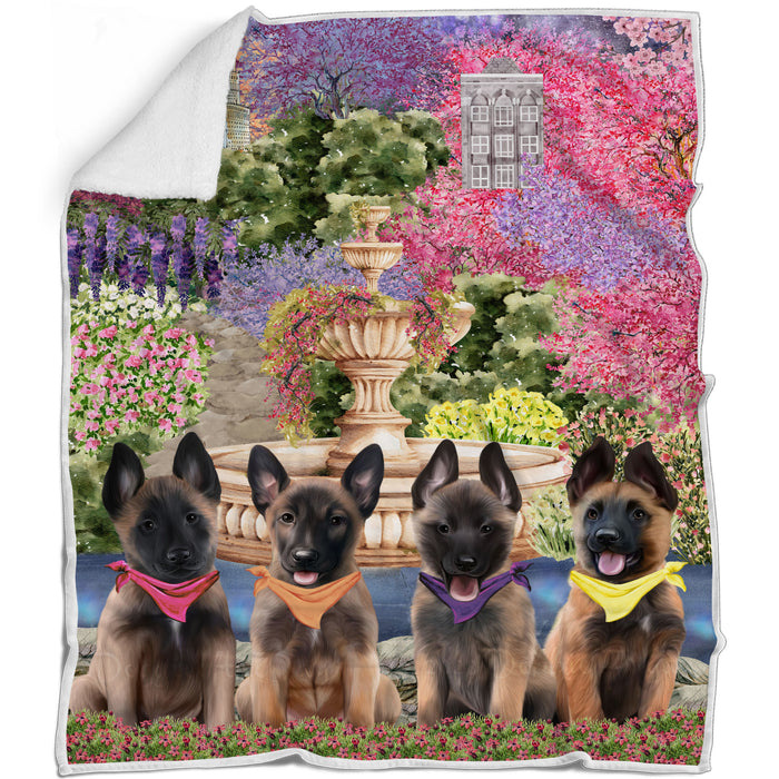 Belgian Malinois Bed Blanket, Explore a Variety of Designs, Custom, Soft and Cozy, Personalized, Throw Woven, Fleece and Sherpa, Gift for Pet and Dog Lovers