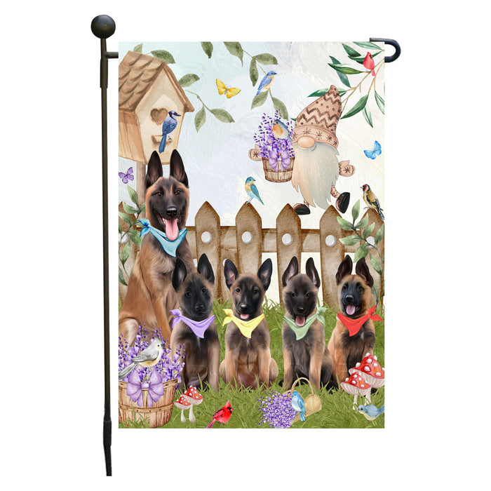 Belgian Malinois Dogs Garden Flag: Explore a Variety of Designs, Custom, Personalized, Weather Resistant, Double-Sided, Outdoor Garden Yard Decor for Dog and Pet Lovers