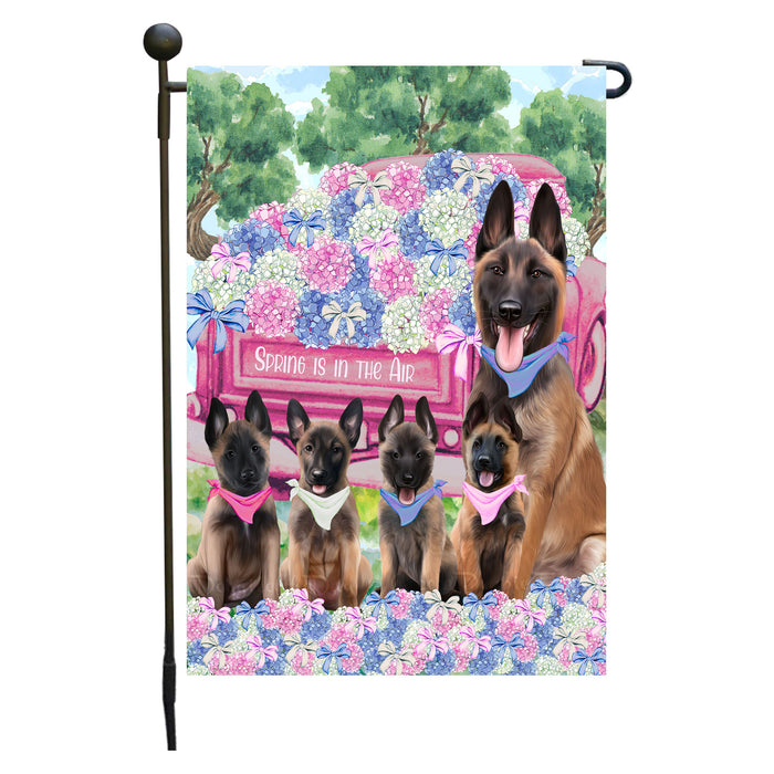 Belgian Malinois Dogs Garden Flag: Explore a Variety of Personalized Designs, Double-Sided, Weather Resistant, Custom, Outdoor Garden Yard Decor for Dog and Pet Lovers