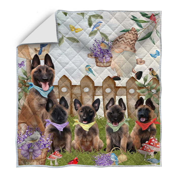 Belgian Malinois Quilt: Explore a Variety of Personalized Designs, Custom, Bedding Coverlet Quilted, Pet and Dog Lovers Gift