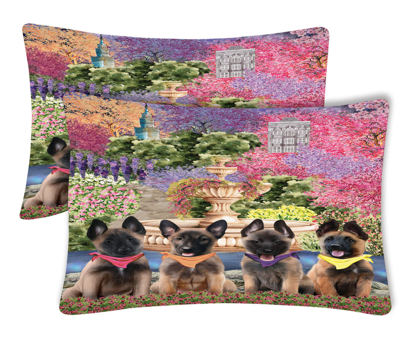 Belgian Malinois Pillow Case: Explore a Variety of Designs, Custom, Standard Pillowcases Set of 2, Personalized, Halloween Gift for Pet and Dog Lovers