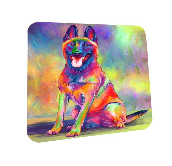 Paradise Wave Belgian Malinoi Dog Coasters Set of 4 CST57452