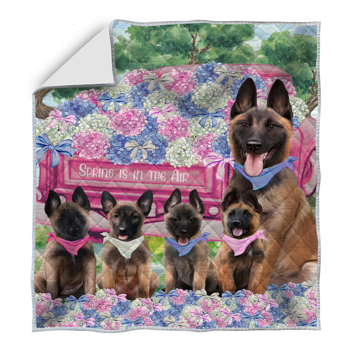Belgian Malinois Quilt: Explore a Variety of Designs, Halloween Bedding Coverlet Quilted, Personalized, Custom, Dog Gift for Pet Lovers
