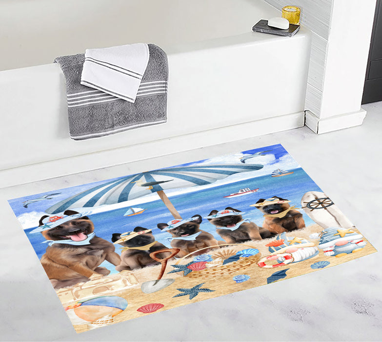 Belgian Malinois Bath Mat: Explore a Variety of Designs, Custom, Personalized, Non-Slip Bathroom Floor Rug Mats, Gift for Dog and Pet Lovers