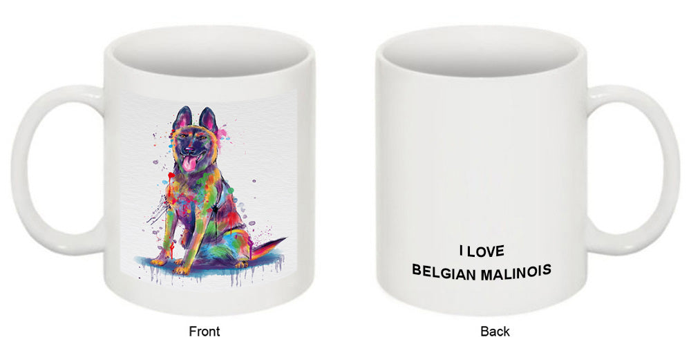 Watercolor Belgian Malinoi Dog Coffee Mug MUG52934