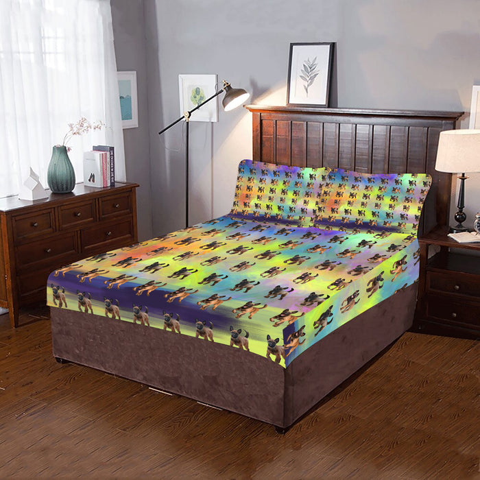 Paradise Wave Belgian Malinois Dogs 3-Piece Bedding Set