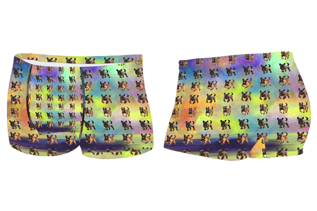 Paradise Wave Belgian Malinois DogsMen's All Over Print Boxer Briefs