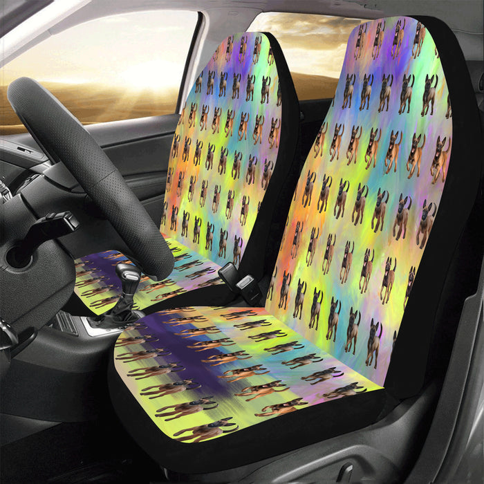 Paradise Wave Belgian Malinois Dogs Car Seat Covers (Set of 2)