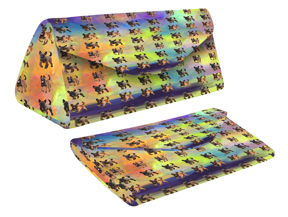 Paradise Wave Belgian Malinois Dogs Foldable Glasses Case