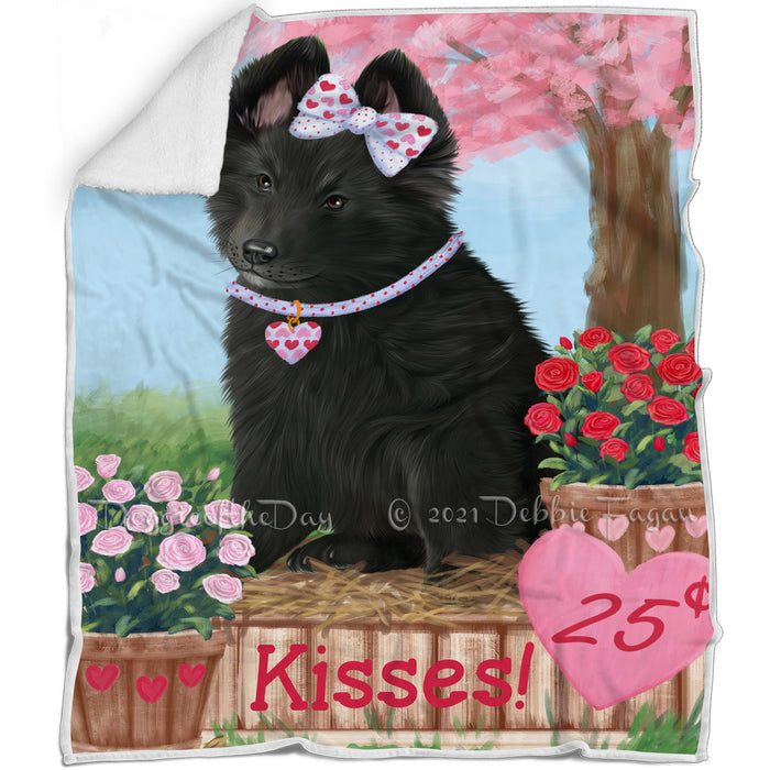 Rosie 25 Cent Kisses Belgian Shepherd Dog Blanket BLNKT121728